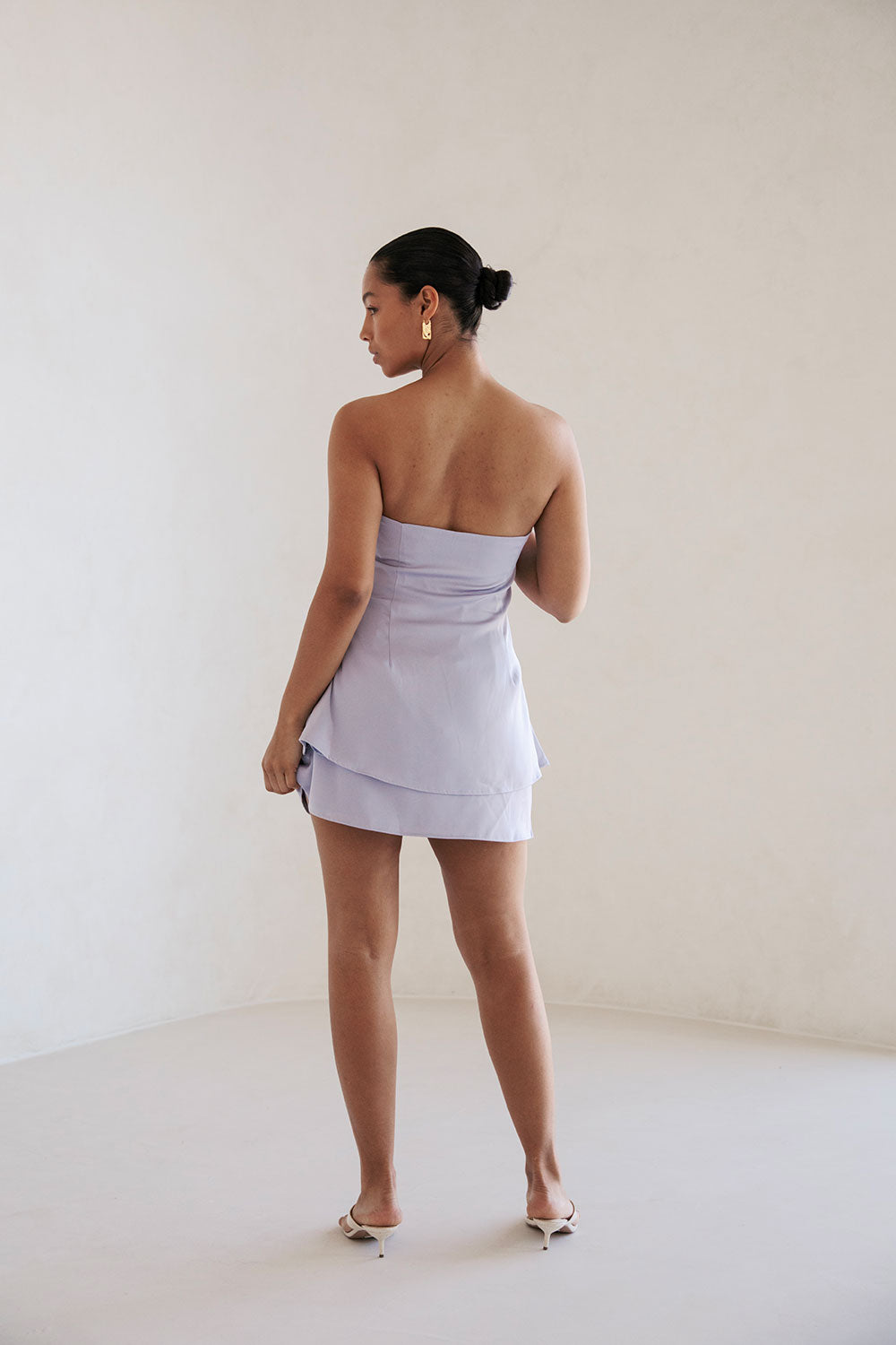 Kleo Strapless Top - Lilac