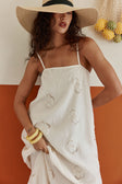 SAMPLE-Melena Dress - Beige Flower