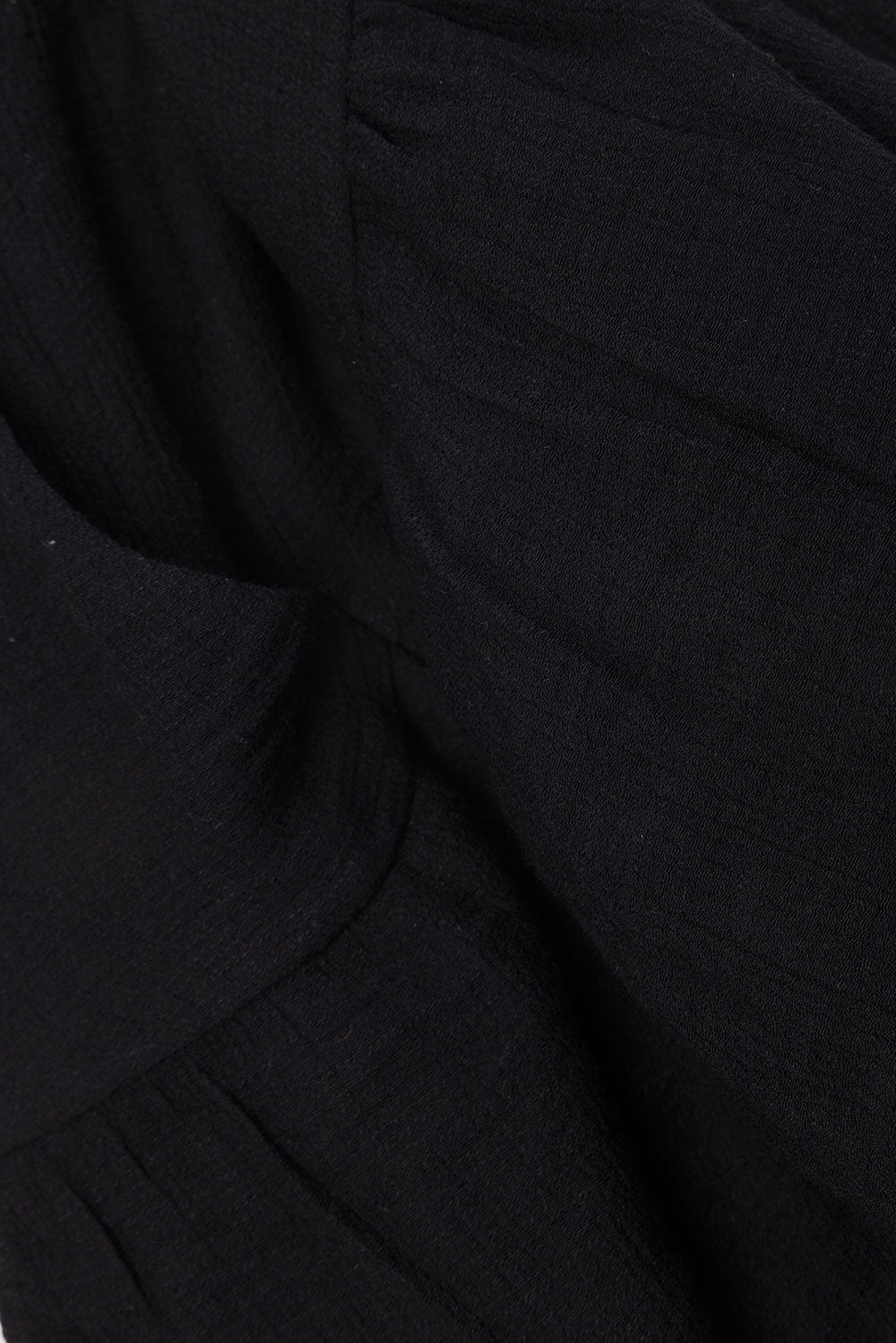 Huxley Front Tie Panelled Shorts - Black