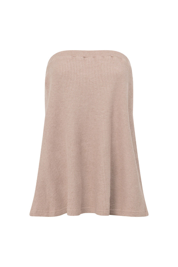 Lucien Strapless Top - Brown