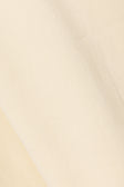 Cream Button Up Pleated Mari Top