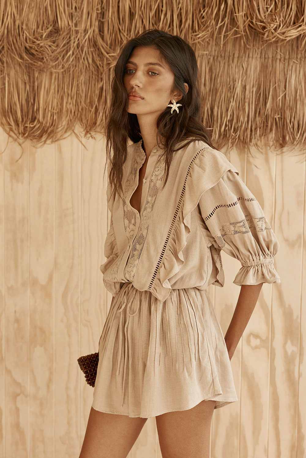 Luma Playsuit - Tan