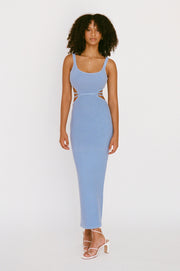 SAMPLE-London Knit Dress - Azure
