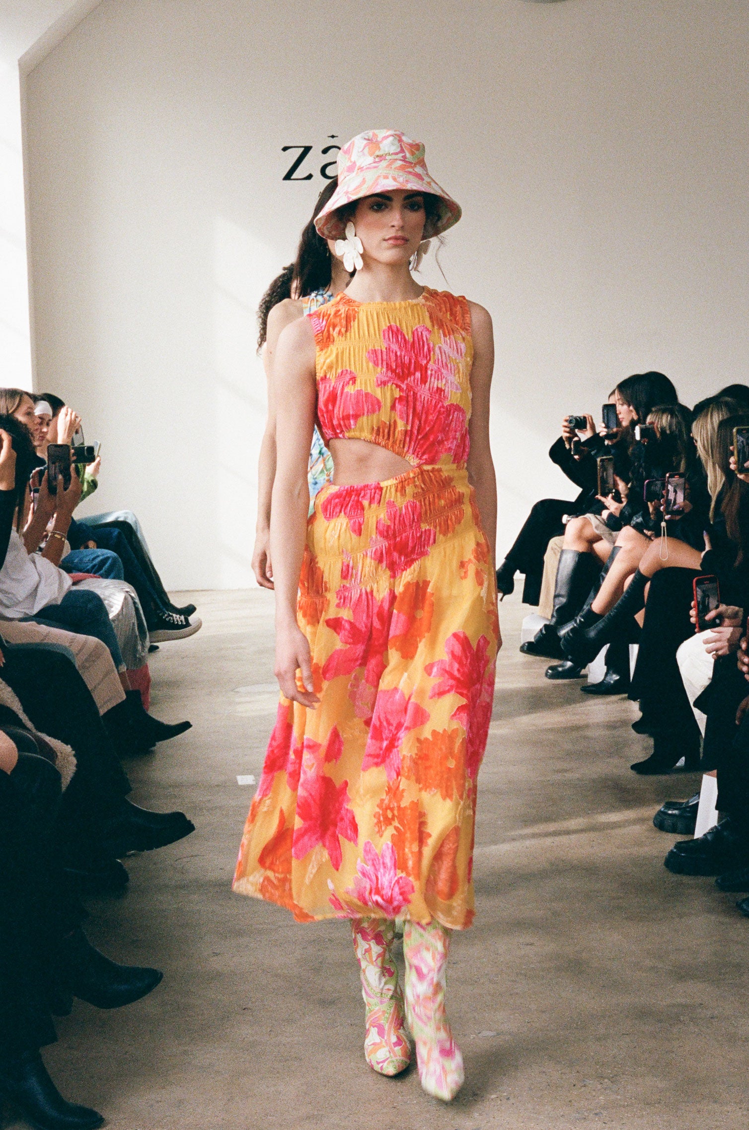 SAMPLE-Mariella Midi Dress - Floreale Sunny