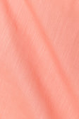 Peach Adjustable Strappy Front Tie Jetta Top