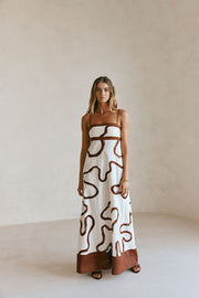 Addy Dress - Marbled Mocha
