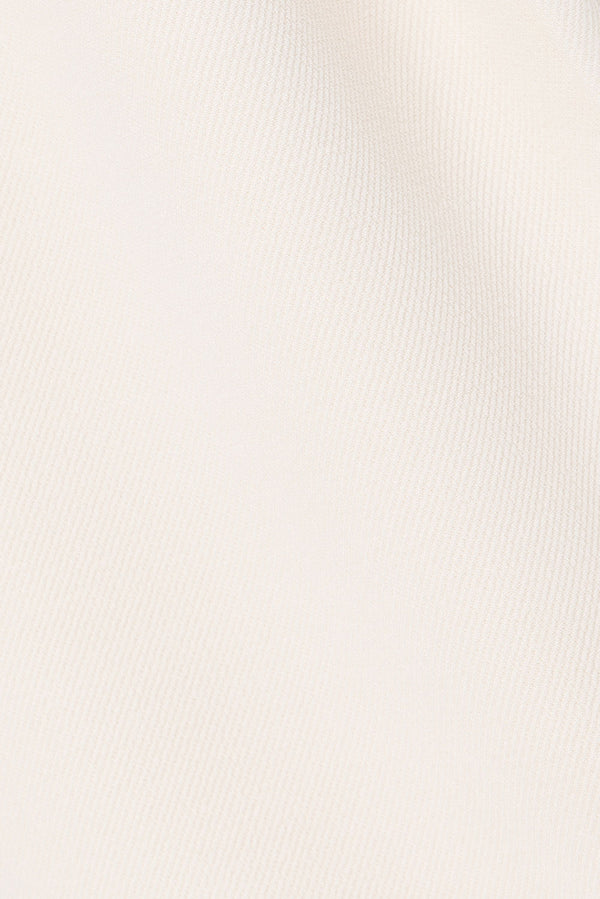 Cream Tailored High Waist Gold Belt Pocket Aila Pants