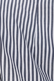 Black and White Stripe Tie Dalia Top
