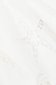 Nissi Collared White Embroidered Short Sleeve Shirt - Corallo Bianca