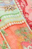 El Jardin Print Cross-Back Maxi Anita Dress