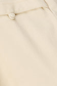 Cream Structured Twin Pocket Wrap Mini Breezy Skort