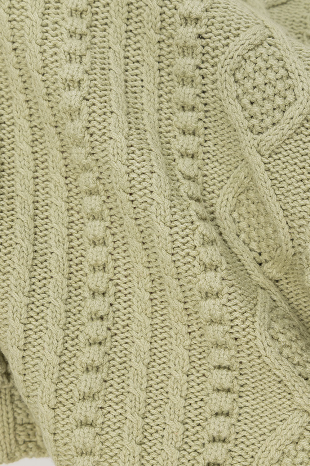 Green Cotton Knit Halter Azari Top