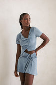 Gazelle Mini Skirt - Blue