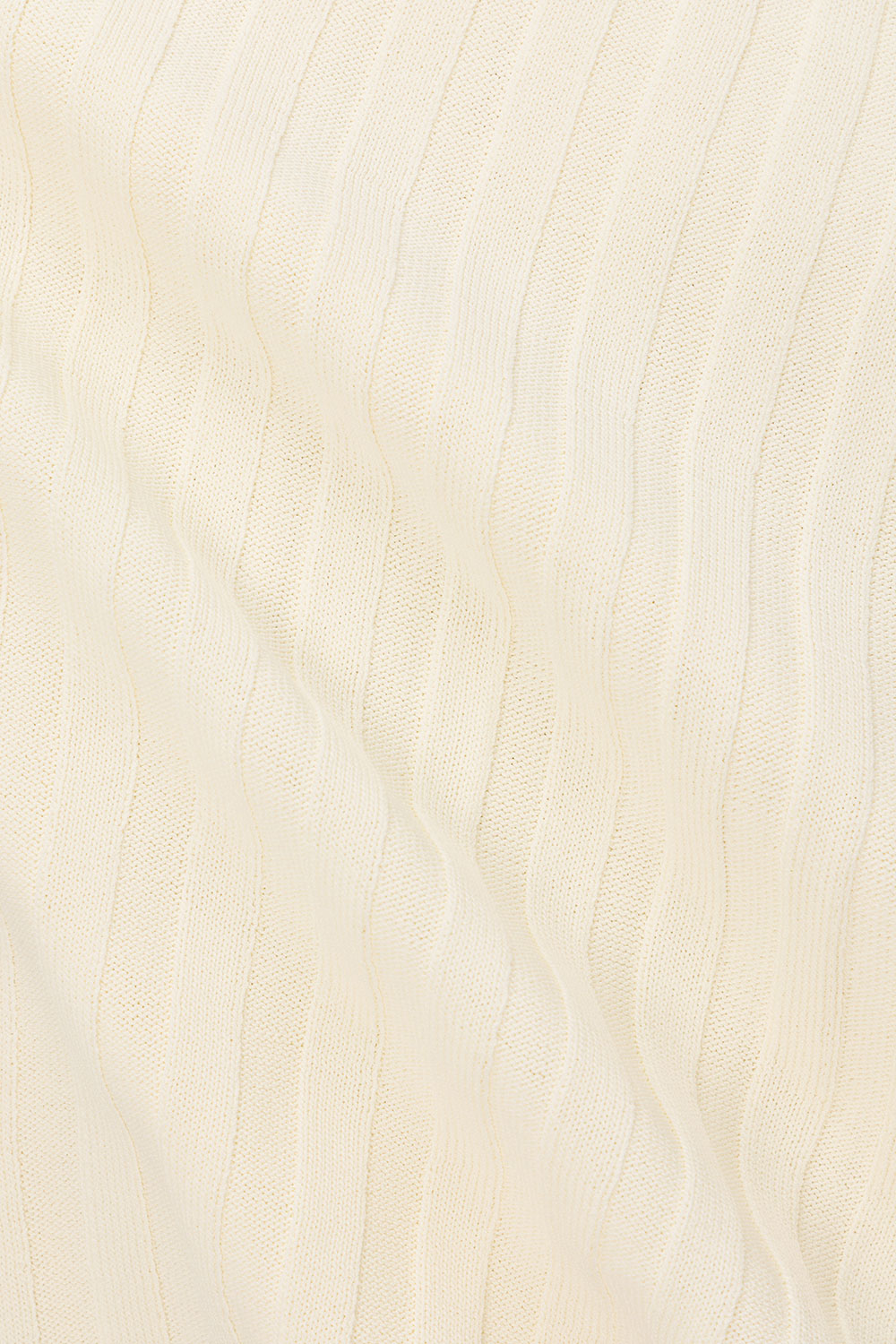 Cream Ribbed Strapless Winnie Top