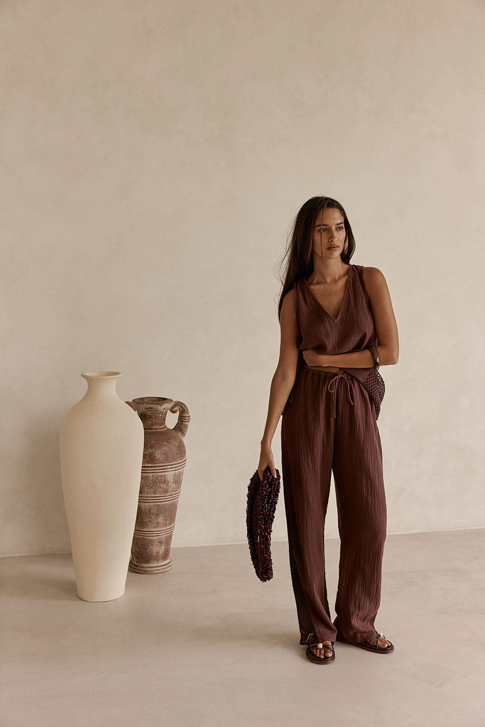 Dita Pants - Chocolate