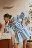 SAMPLE-Ava Dress - Blue