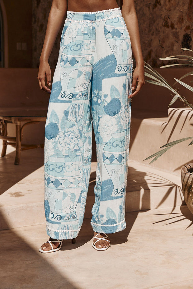 Kelia Pants - Vaso Blu