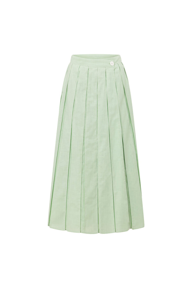 Dien Wrap Skirt - Green