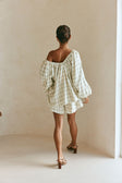 Green Checkered Drawstring Tilli Shorts