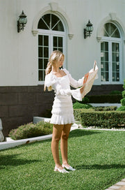 SAMPLE-Coconut Shirred Dress