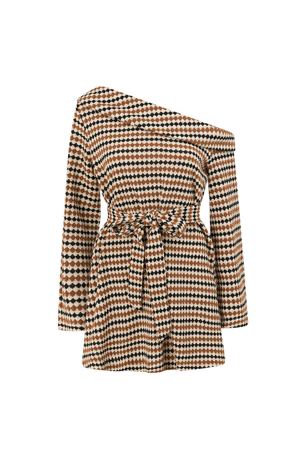 Cabana Dress - Geo Stripe