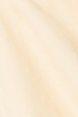 Cream Denim A-Line Bow Mini Kapri Dress