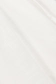 White Cotton Elastic Drawstring Stella Shorts