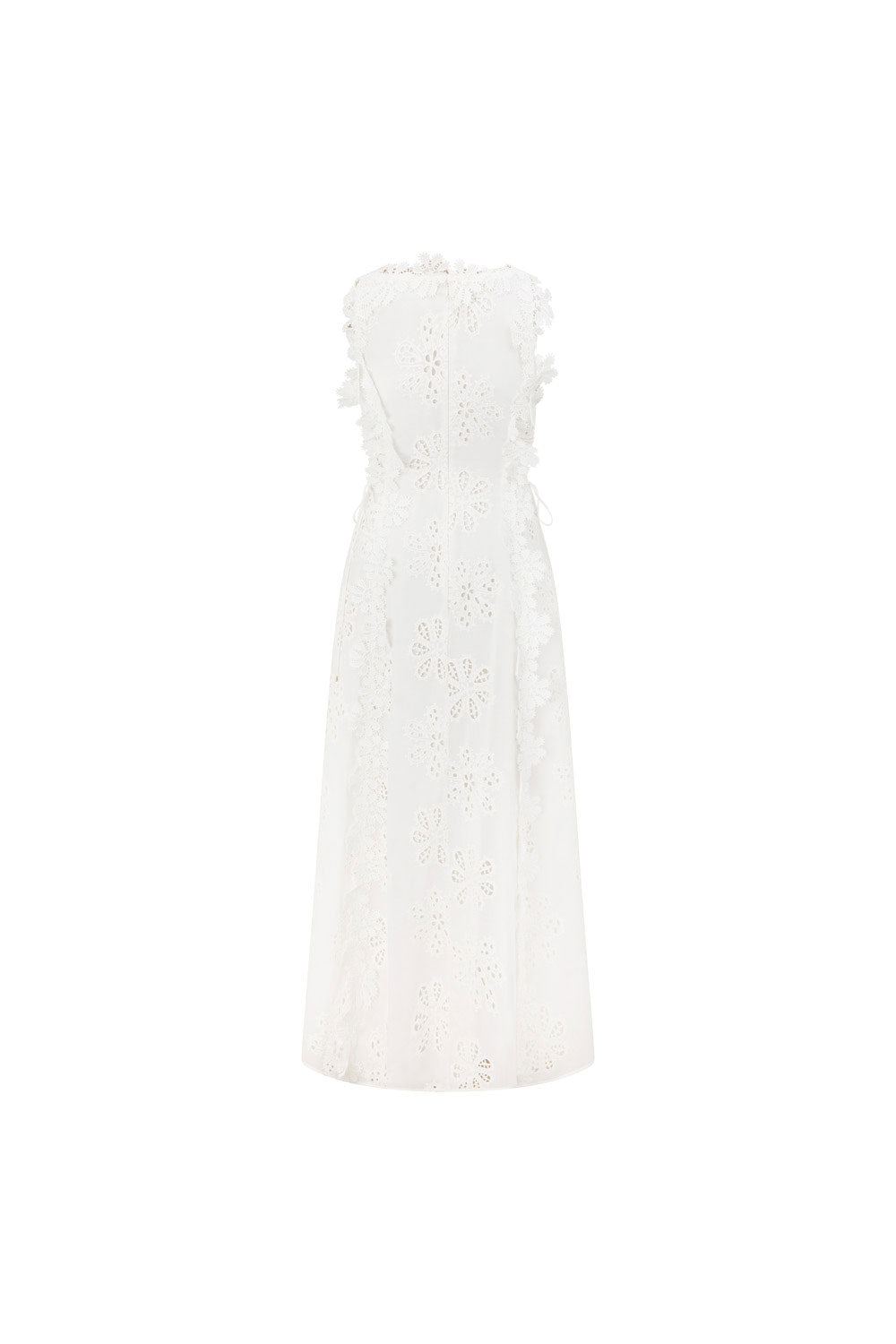 Araminta Embroidered Maxi Dress - Stella Marina - White