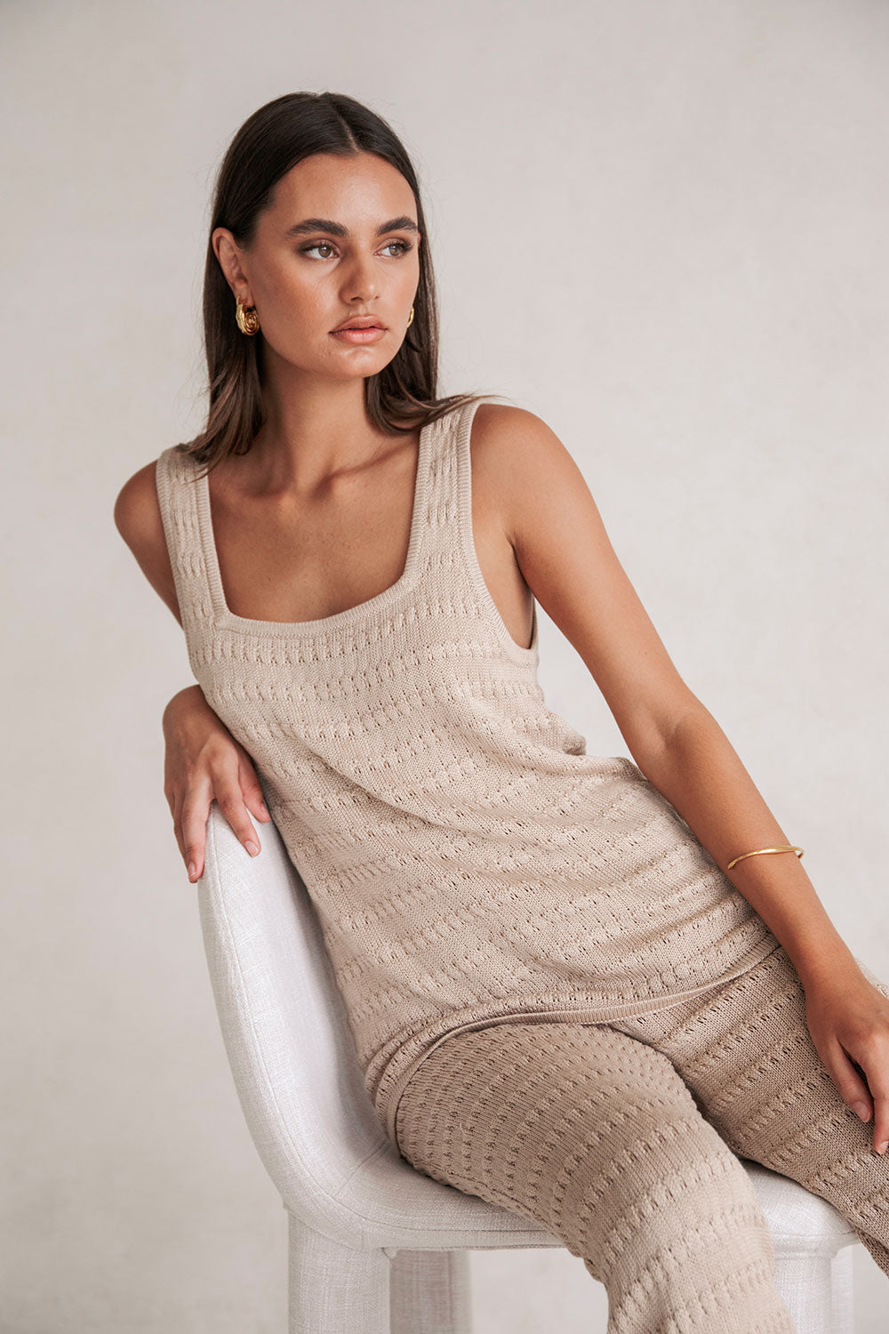Ari Knit Top - Toffee
