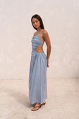 SAMPLE-Mahya Dress - Blue