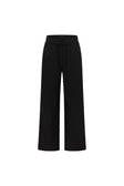 Black Relax Tailored Tie Khaleesi Pants