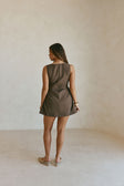 SAMPLE-Camellia Dress - Chocolate