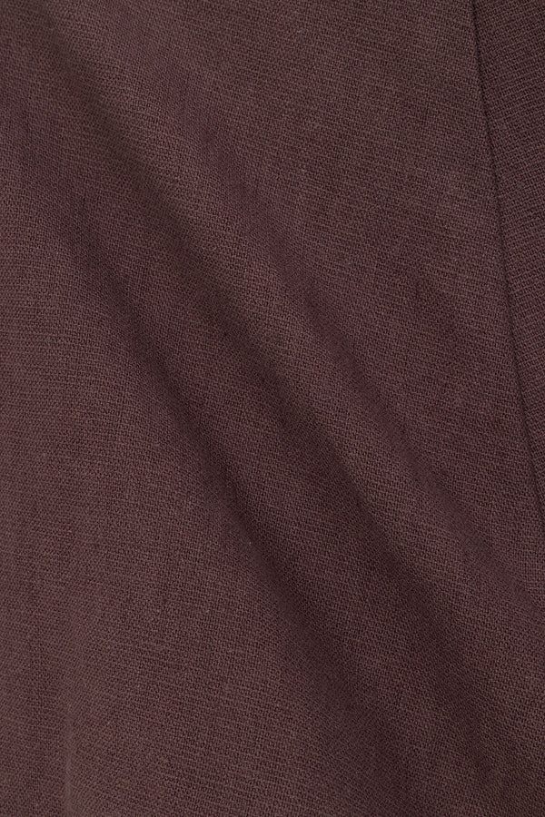 Chocolate Brown Halter Elara Top