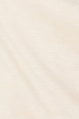 Cream One Shoulder Side Tie Zen Top