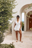 White Lace Elastic Drawstring Cerelia Shorts