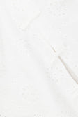 White Broderie Boat Neck Bow Freya Top