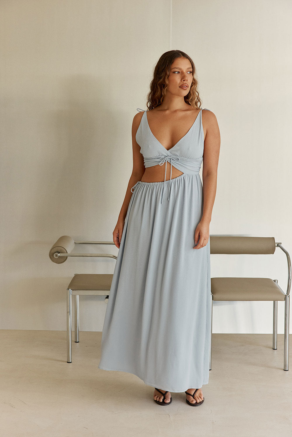 Lazuli Dress - Powder Blue