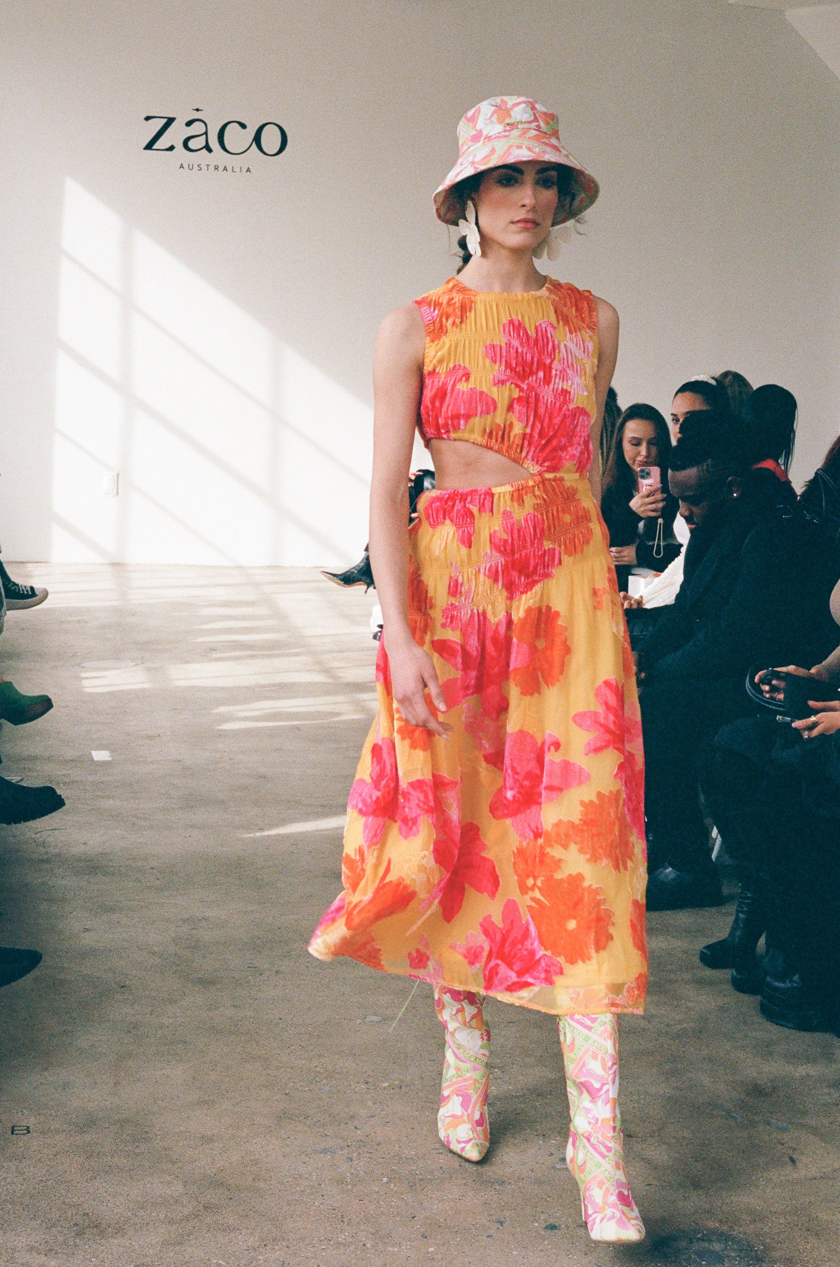 SAMPLE-Mariella Midi Dress - Floreale Sunny