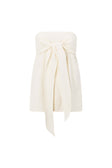 Serena Strapless Tie Top - Beige