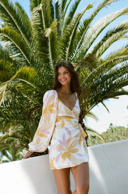 SAMPLE-Kona Wrap Dress - Paradise Floral