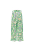 Green Floral Heritage print Kelia Trouser Pants