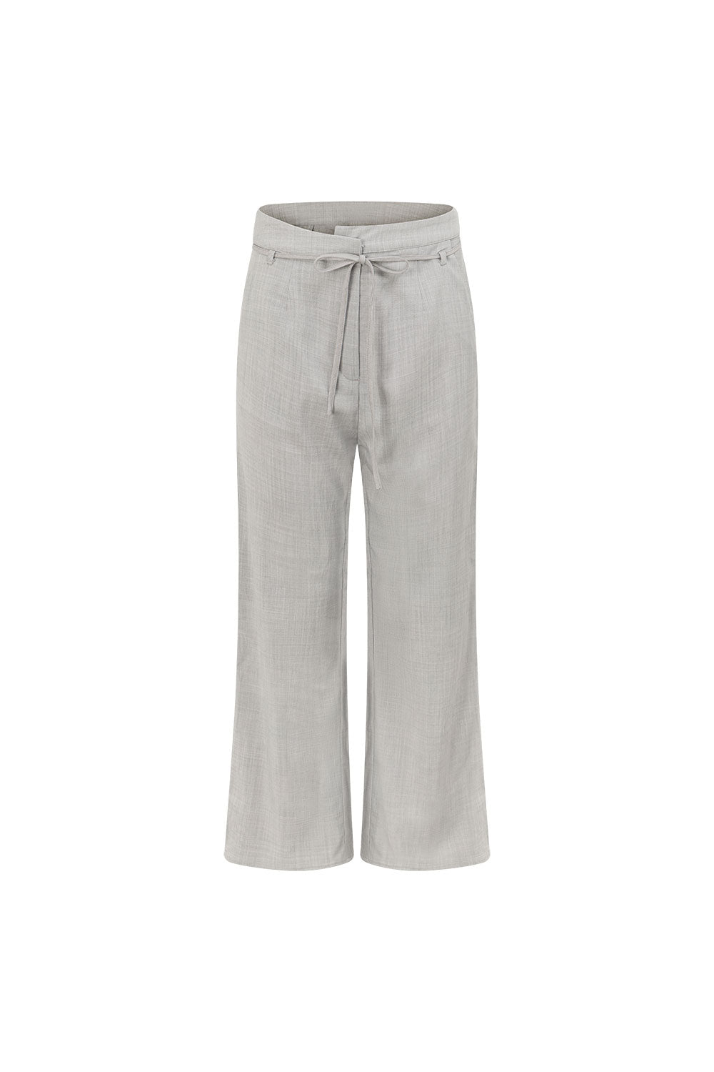 Blue High Waist Tie Khaleesi Trouser Pants