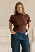 Locket Top - Chocolate