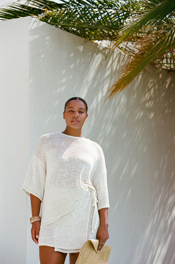 Isla Knit Top - Cream