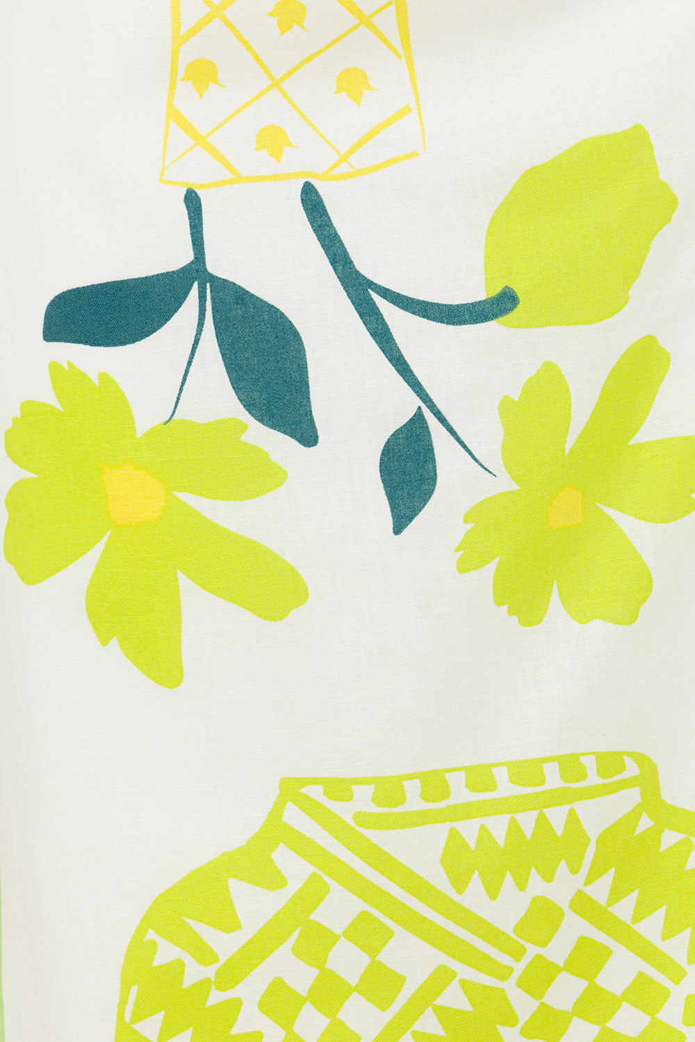 Pluto Midi Skirt - Green Yellow