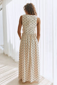 Franci Dress - Cream Speck