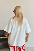 SAMPLE-Par La Mer Top - Red