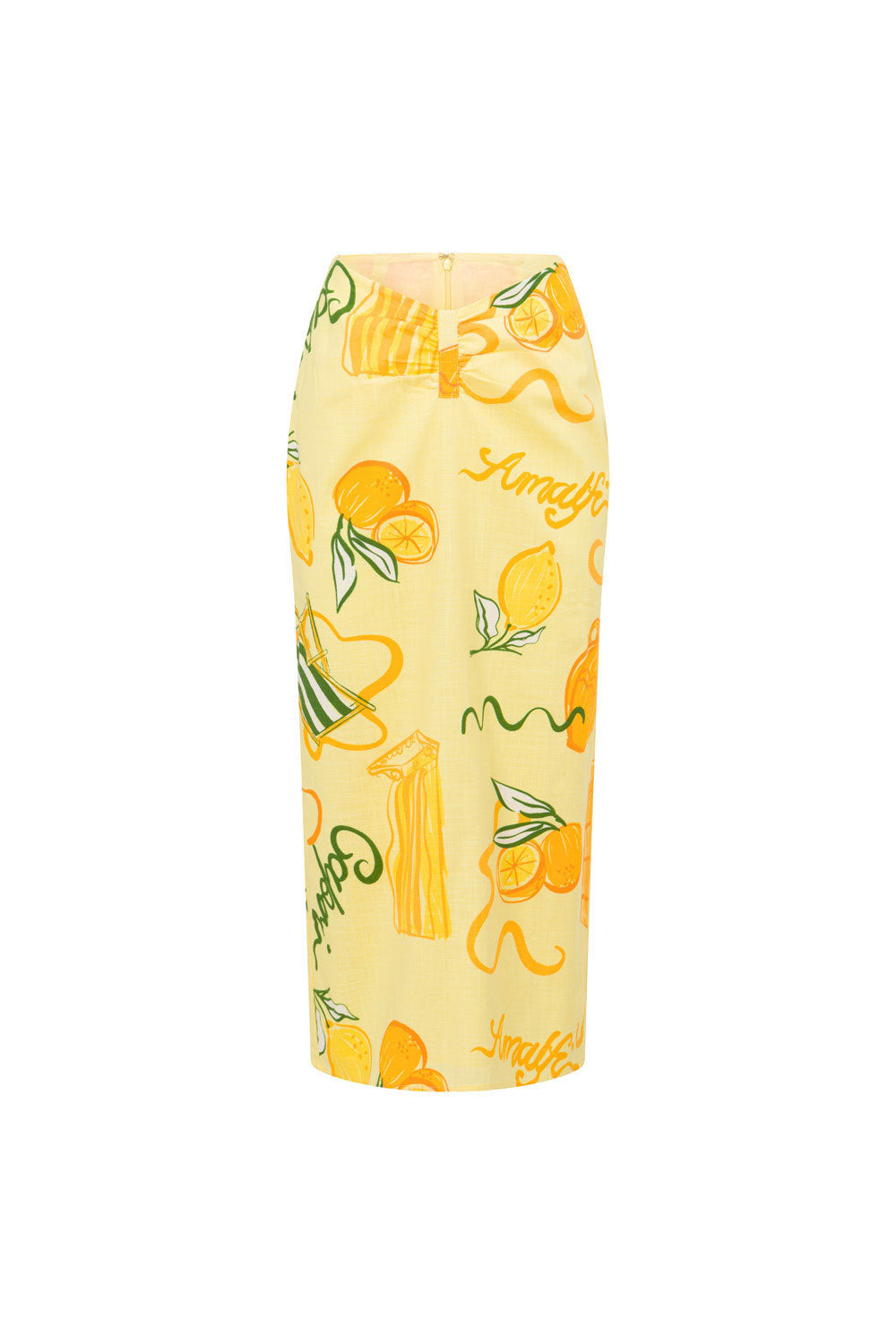 Tillie Midi Skirt - Yellow