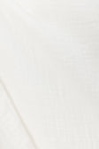 White Elastic Drawstring Relaxed Ditta Pants