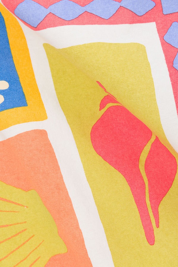 Solis Print Relaxed Cotton Britta T Shirt Top